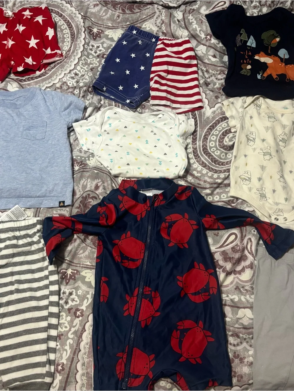 Ralph Lauren, Carter's, and Disney Baby Boy Clothing Lot